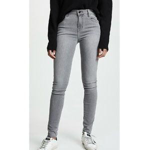 J Brand Skinny Maria High-Rise Jeans - Gray Wash - Size 33
